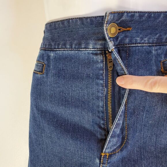 Vintage Y2K Liz Claiborne Plus Size Denim Maxi Skirt - Picture 7 of 8